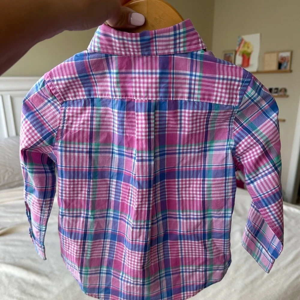 Ralph Lauren Kids Multicolor‎ Plaid Button Down Shirt